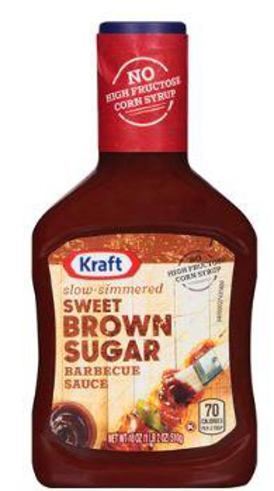 Kraft BBQ Sauce Sweet Brown Sugar 12ct 18oz