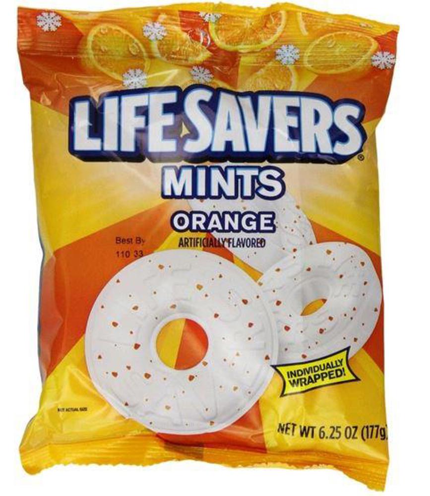 Wrigley Peg Packs Lifesavers Hrd Orangemints 12ct 6.25oz