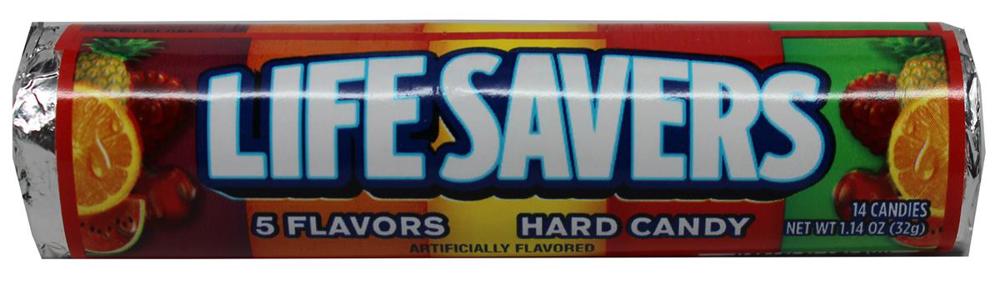 Wrigley Lifesavers Hard Single Serve 5 Flavor 15/20ct 1.14oz