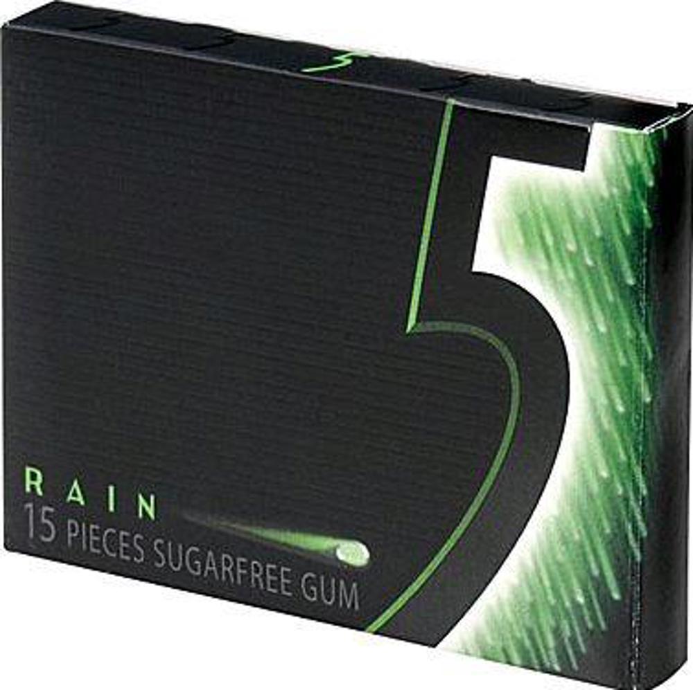 Wrigley Z_Special Order Five 15 Stk SF Rain 3 Pack 20ct