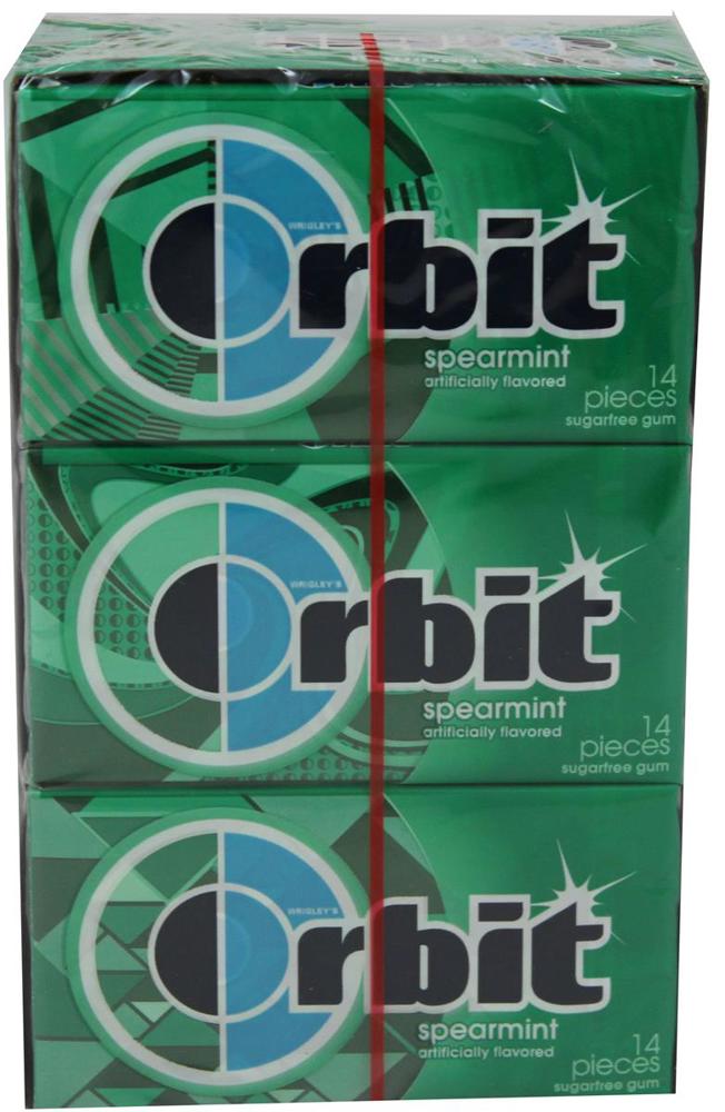 Wrigley Orbit Gum Spearmint 12/12ct 14Piece(s)