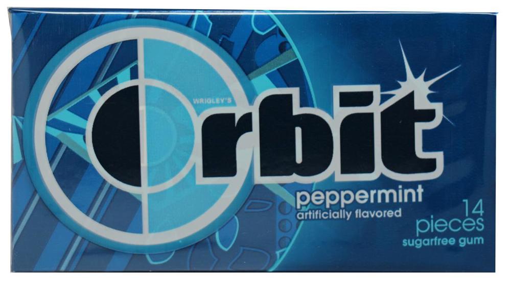 Wrigley Orbit Gum Peppermint 12/12ct 14Piece(s)