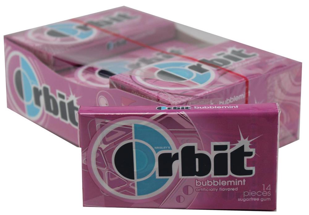 Wrigley Orbit Gum Bubblemint 12/12ct 14Piece(s)