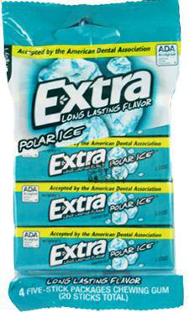 Wrigley Extra 5stk 4pk Polar Ice Pack 10/4ct