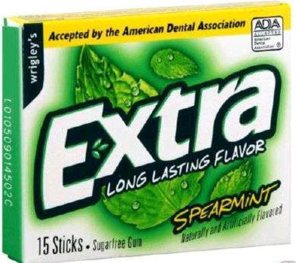 Wrigley Z_Special Order Extra Spearmint 15 Stk Slim Pak pack 20ct