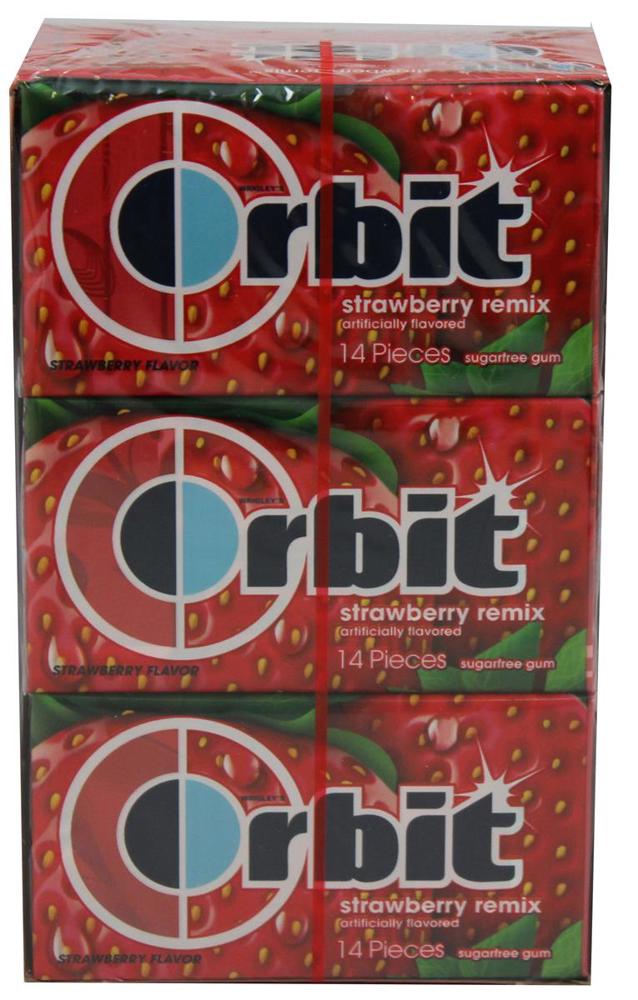 Wrigley Orbit Gum Remix #2 Strawberry 12/12ct 14Piece(s)