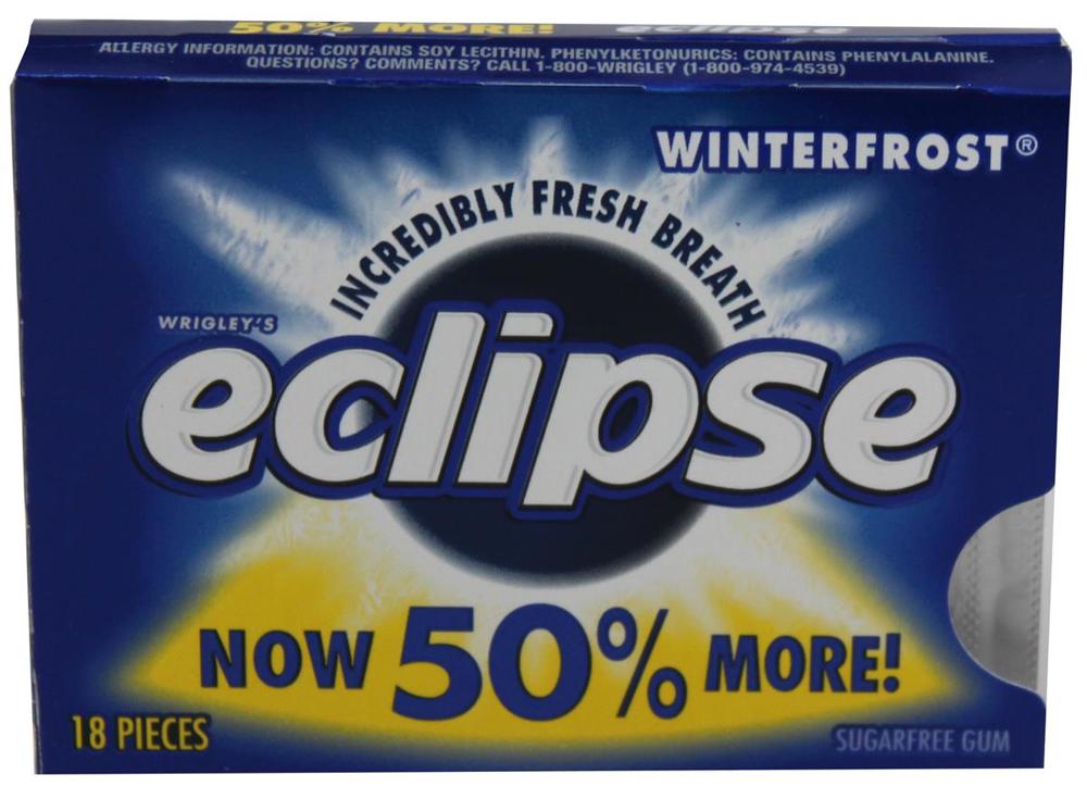 Wrigley Eclipse Gum 18pc Winterfrost 18/8ct