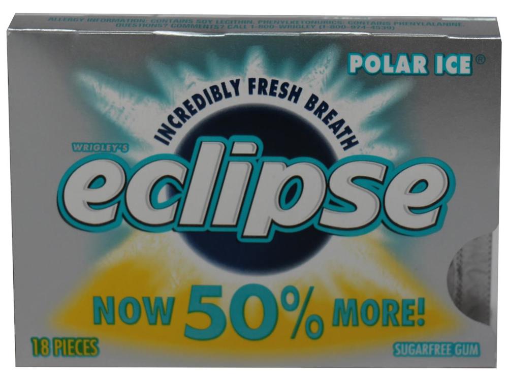 Wrigley Eclipse Gum 18pc Polar Ice 18/8ct