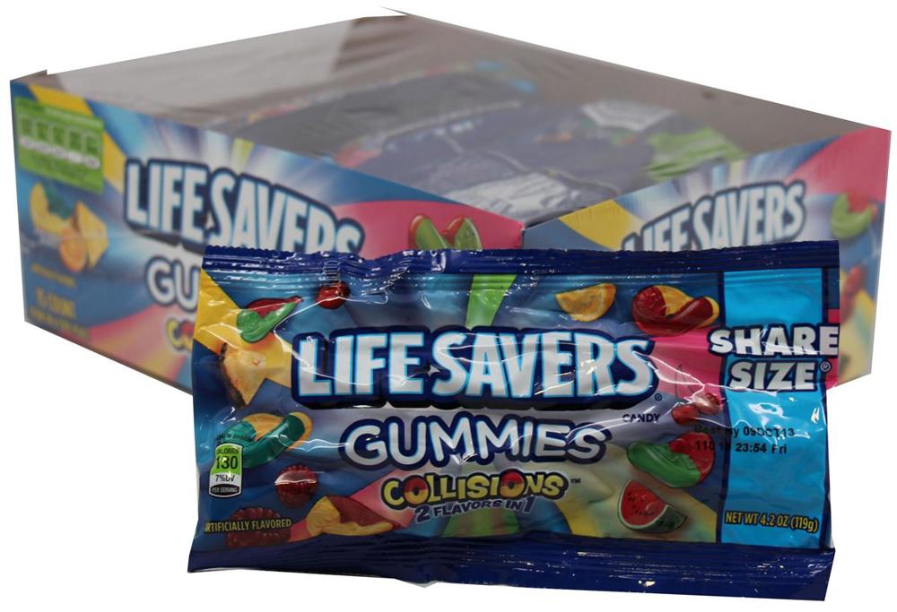 Wrigley Lifesavers Gummies Share Size Collissions 6/15ct 4.2oz