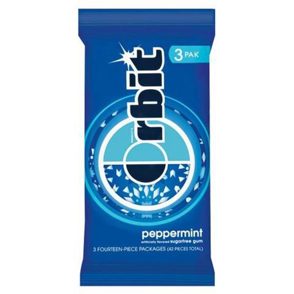 Wrigley Wrigley 3 Pack Orbit Gum Peppermint 20ct