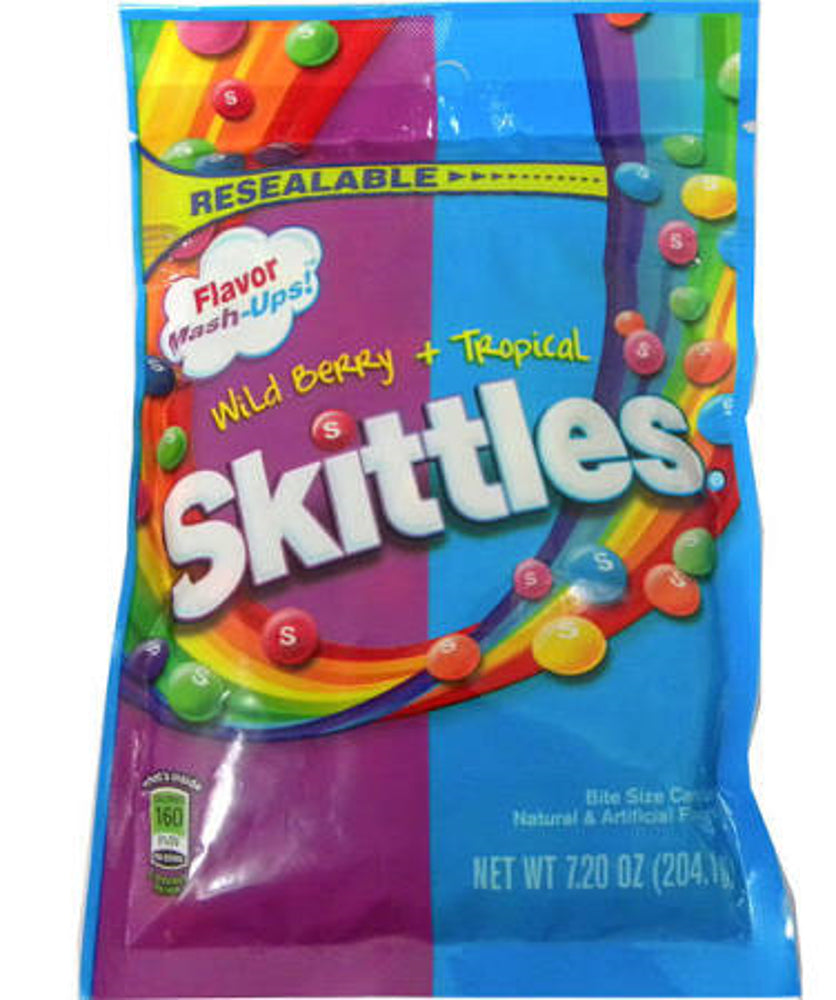 Wrigley Skittles Peg Packs Bag Mash Ups 12ct 7.2oz