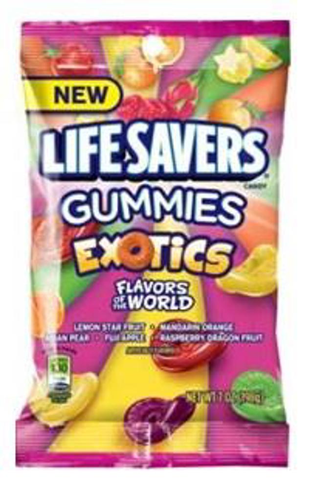 Wrigley Lifesavers Gummies Peg Packs Exotics 12ct 7oz