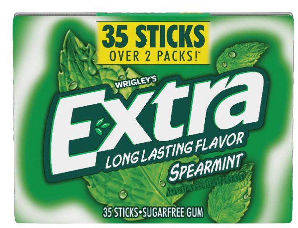 Wrigley Extra 35 Stick Mega Pack Spearmint 8/6ct