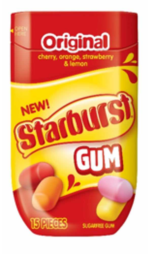 Wrigley Starburst Gum Hero bottle 1.9oz 10/ 8ct