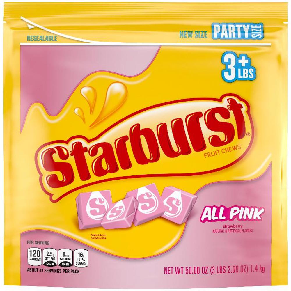 Wrigley Starburst All Pink SUP 6ct 50oz