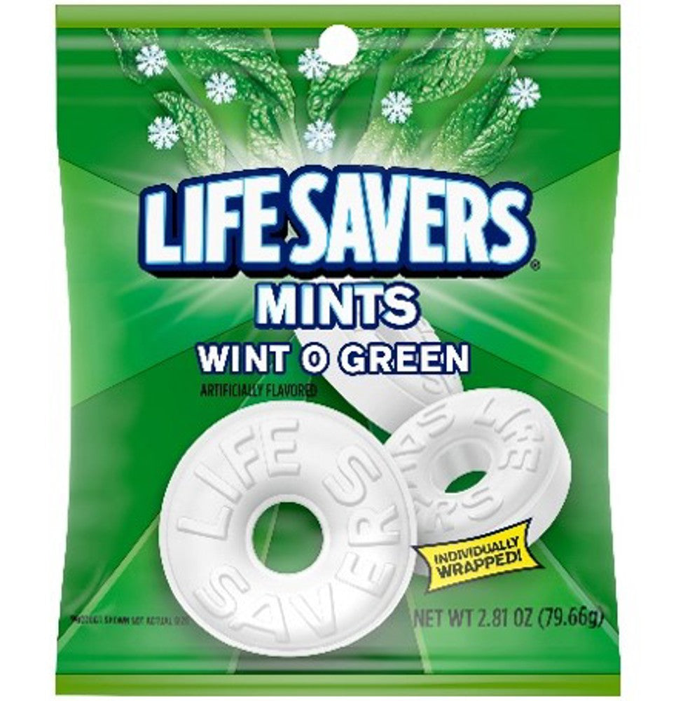 Lifesavers Wintogreen Peg 2.81oz 1/12ct