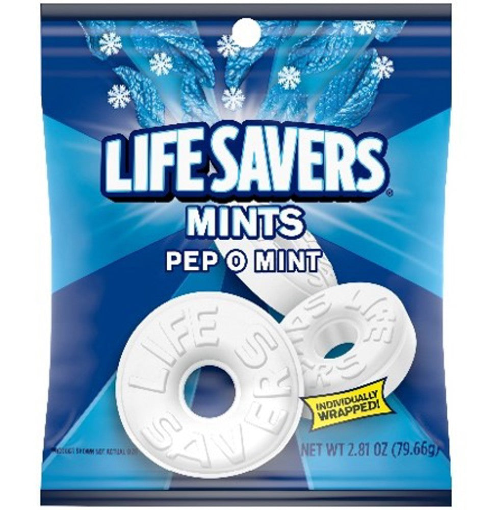 Lifesavers PepOMint  Peg 2.81oz  1/12ct