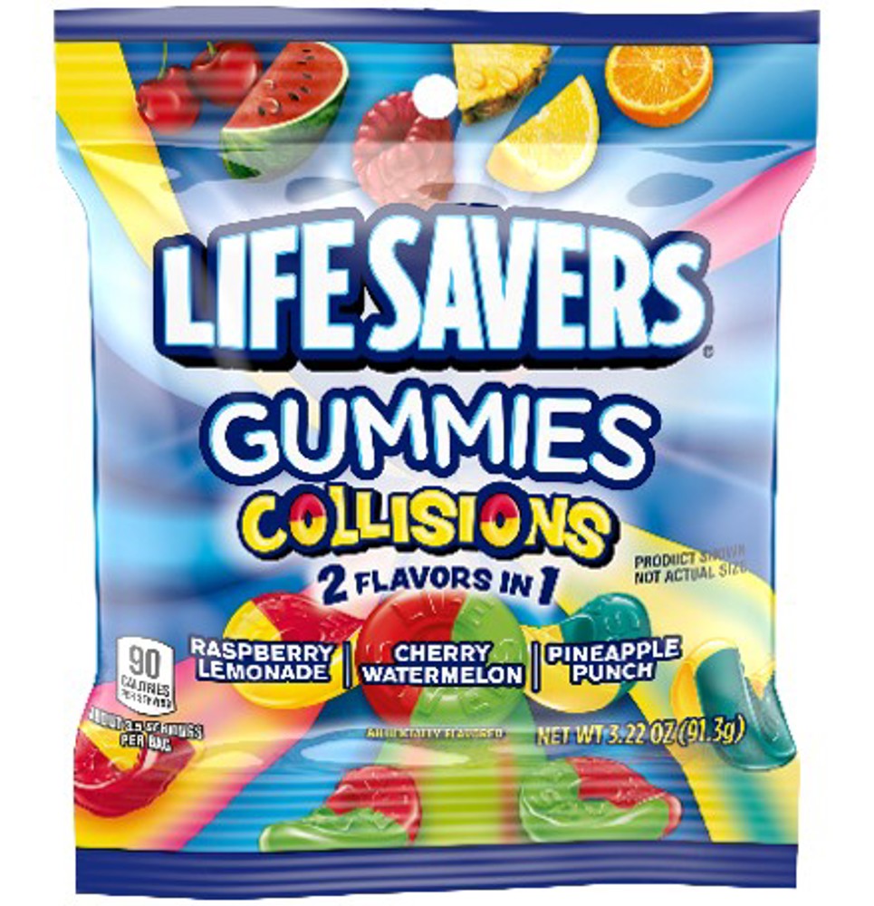 Lifesavers Gummies Collision Peg 3.22oz  1/12ct