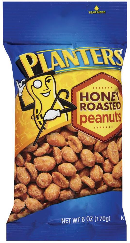 Planters Peanuts Honey Roasted 12ct 6oz