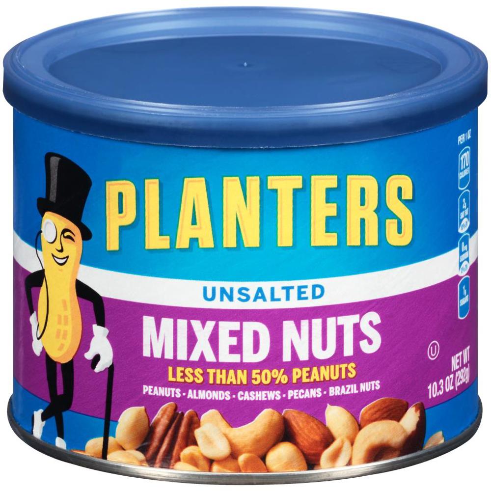 Planters Mixed Nuts Unsalted 12ct 10.3oz