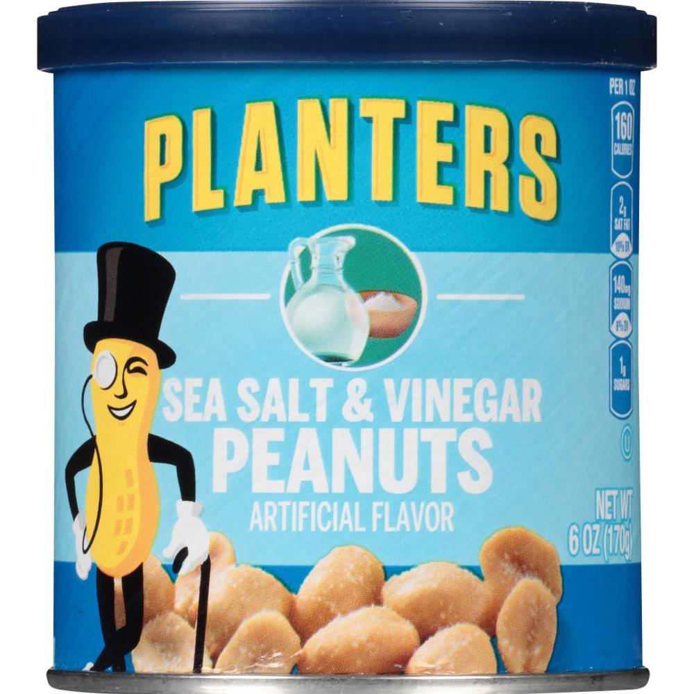 Kraft Peanuts Sea Salt and Vinegar 8ct 6oz