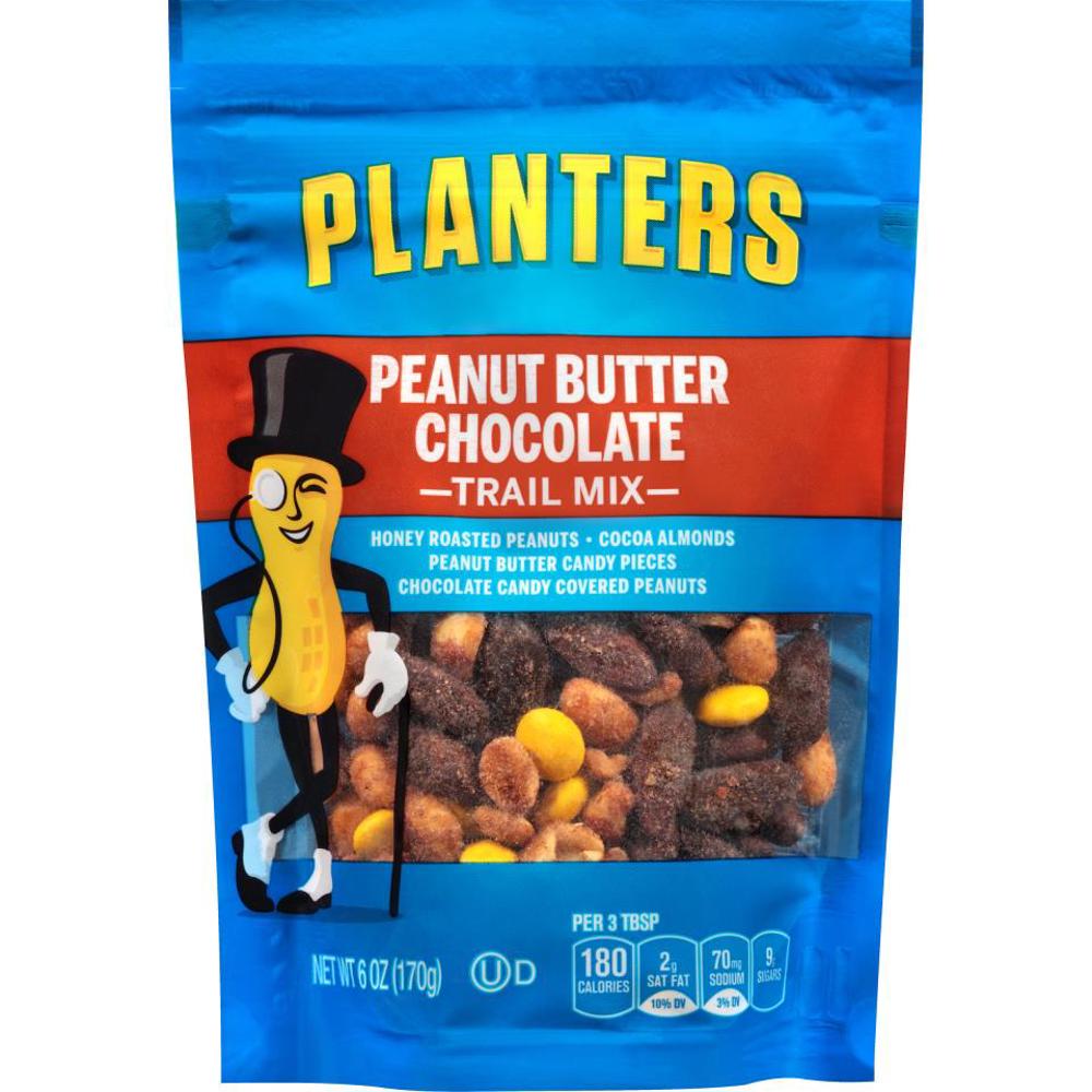 Planters Trail Mix Peanut Butter Chocolate 12ct 6oz