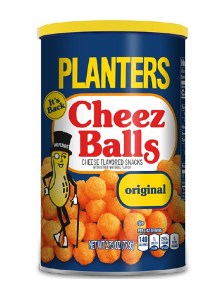 Planters Cheez Balls Original flavor 2.75oz  1/12ct