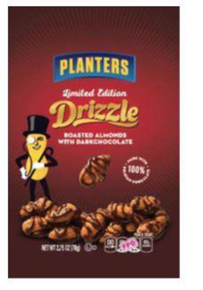 Planters Cashews Chocolate Drizzle Almonds 3/6ct 2.5oz