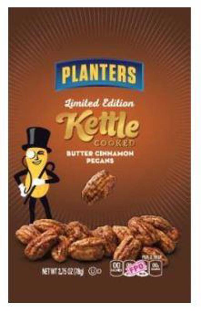 Kraft Planters Dessert Mix Kettle Cooked Pecans 3/6ct 2.25oz