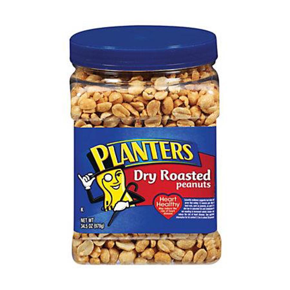 Kraft Can Items Dry Roasted Peanuts 6ct 34.5oz