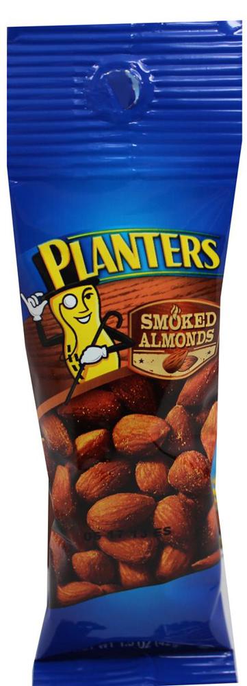 Kraft Nut Tubes Smoked Almonds 6/18ct 1.5oz