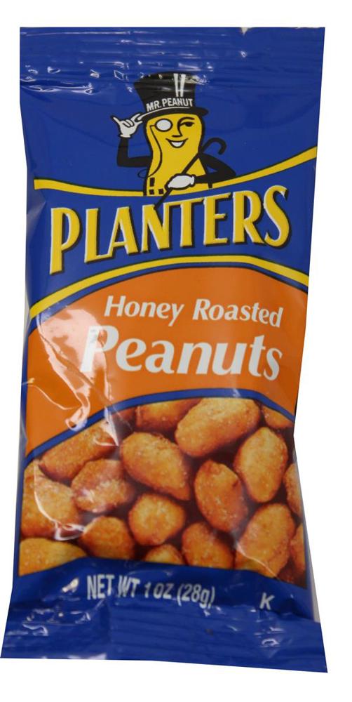 Planters Peanuts Honey Roasted 144ct 1oz