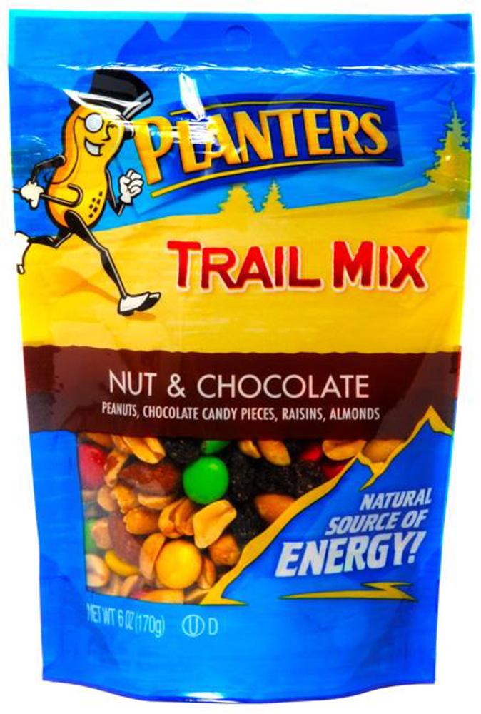 Planters Trail Mix Nuts & Chocolate 12ct 6oz