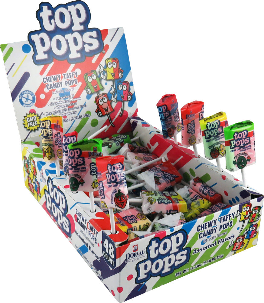 Top Pops Box Assorted 24/48ct .35oz