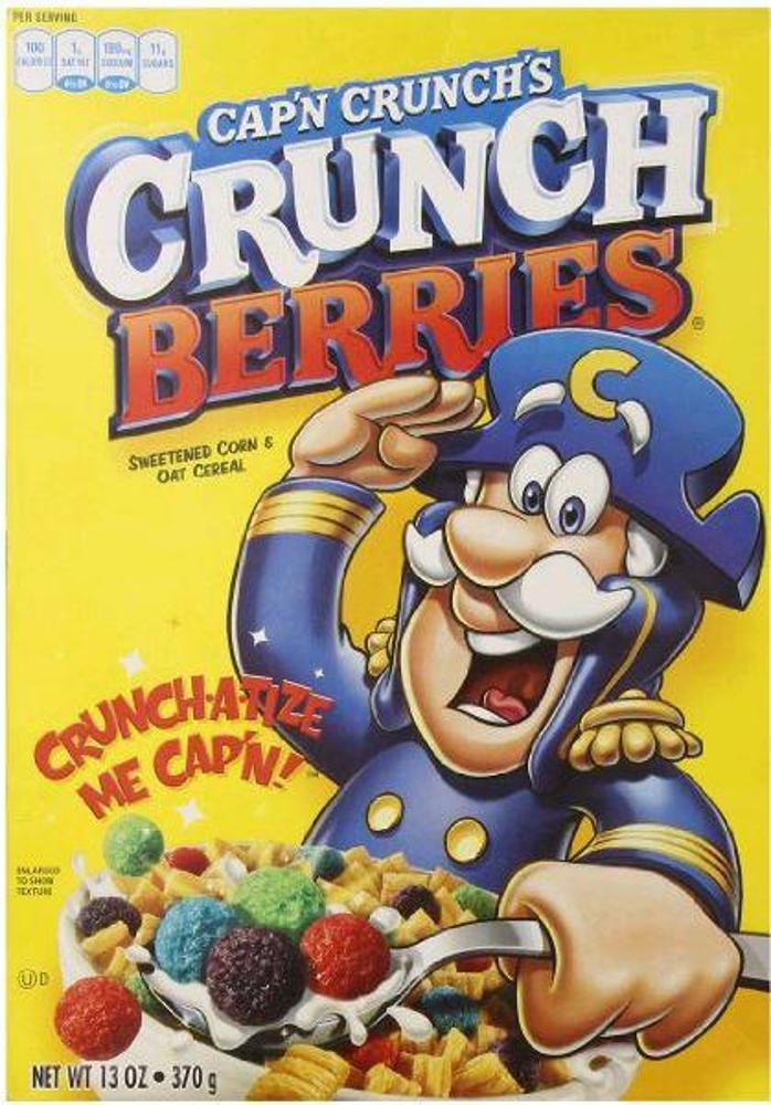 Quaker Cereal Cap'N Crunch Oops  All Berry 13.9oz 1/12ct