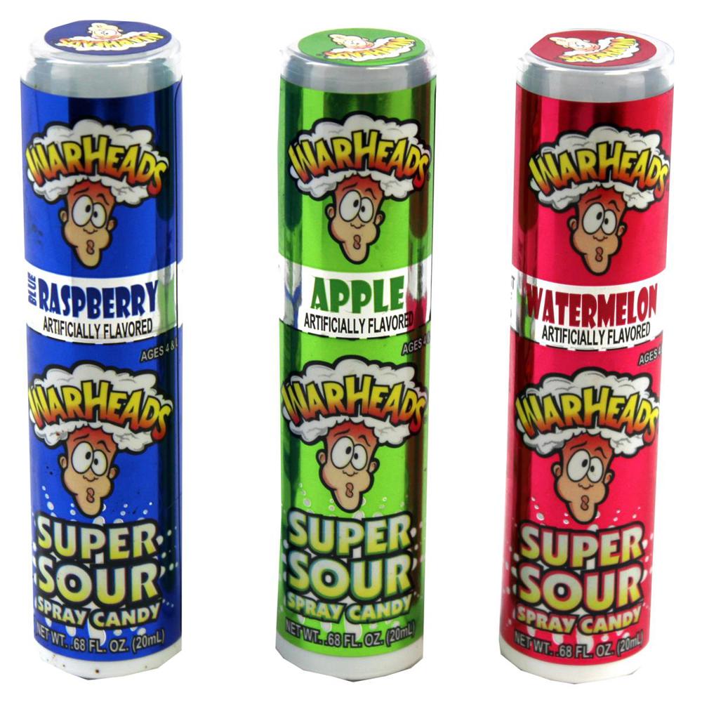 Impact Novelty Warheads Spray Upright Box 24 12/24ct .68oz