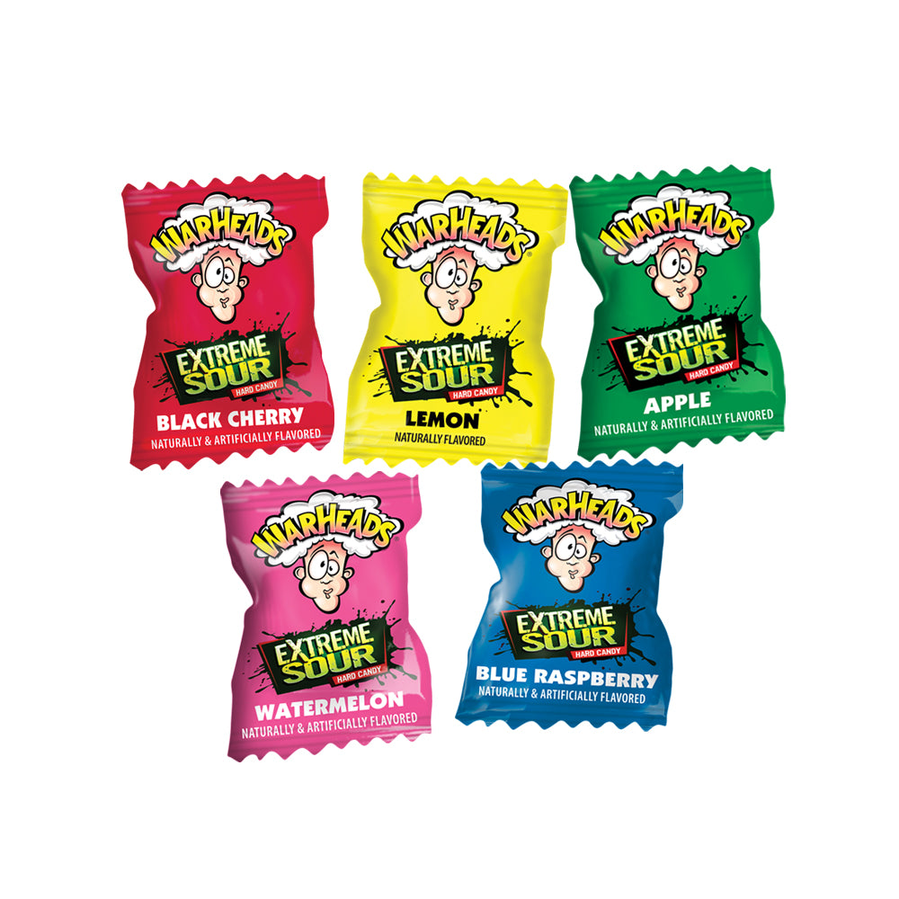 Warheads Bulk Extreme Sour 5 Flavors 30lb