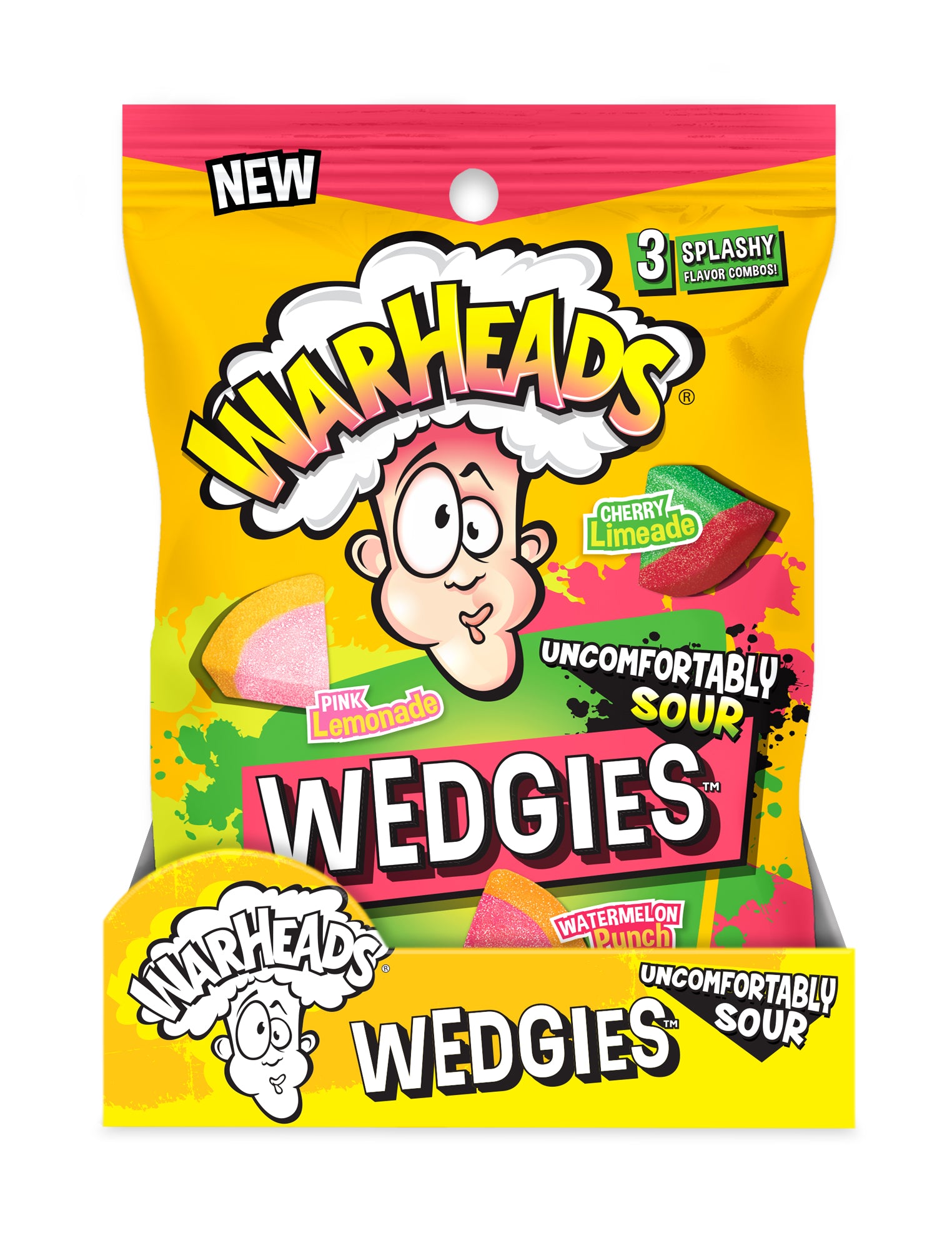 Warheads Peg Wedgies 7.25 oz 1/8ct