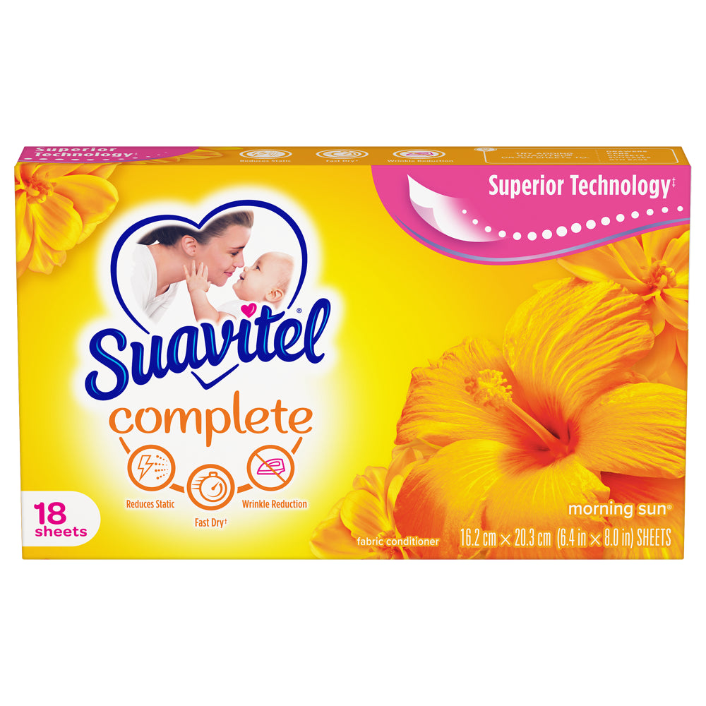 Colgate-Palmolive Suavitel Dryer Sheets Morning Sun 15/18ct