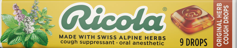 Ricola Cough/Throat Sticks Original-Herb 12/20ct