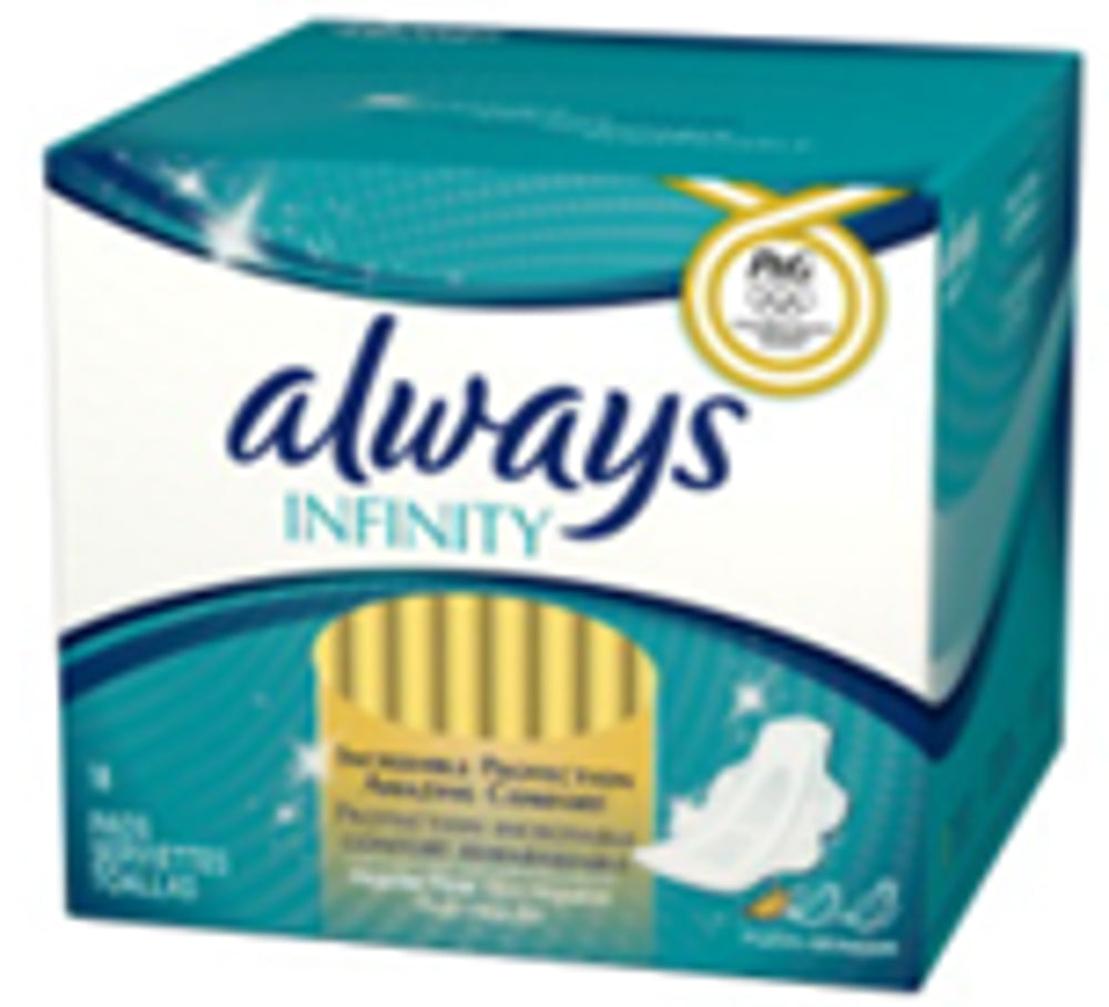 Procter & Gamble Always Infinity Regular with Wings 12ct 18ct