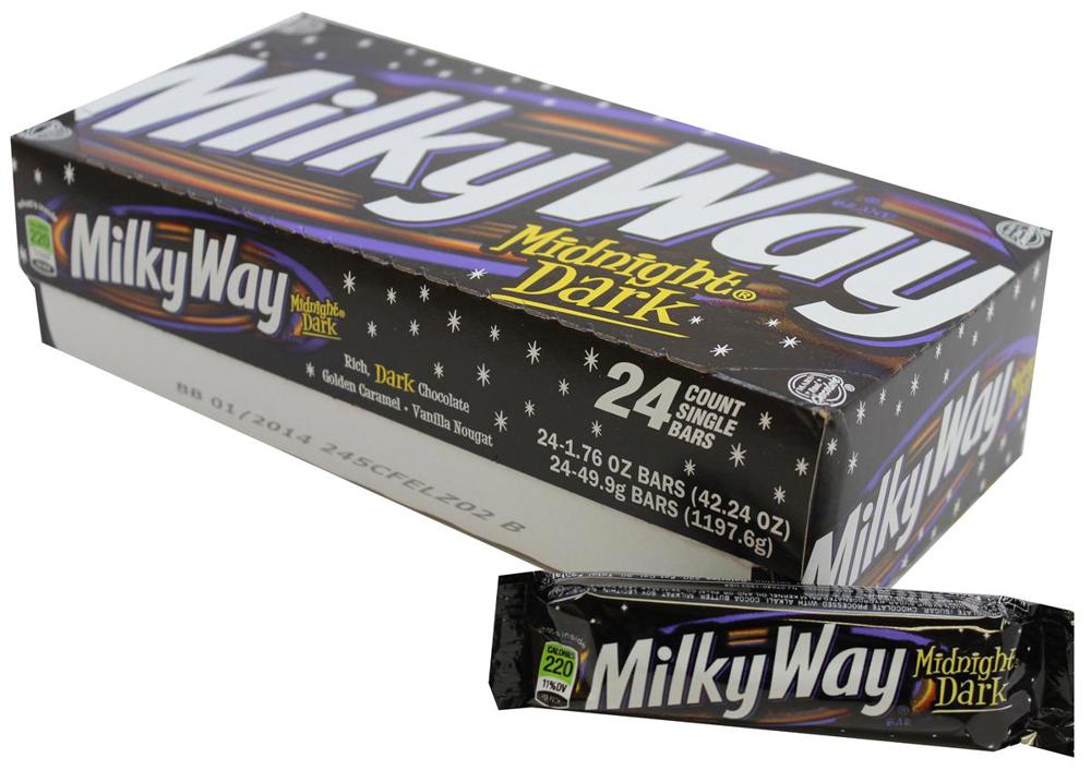 M&M Mars Singles Milky Way Midnight 12/24ct 1.76oz