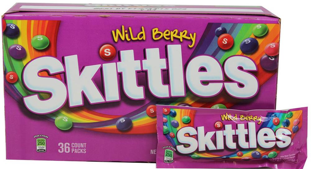 Wrigley Skittles Wild Berry 10/36ct 2.17oz