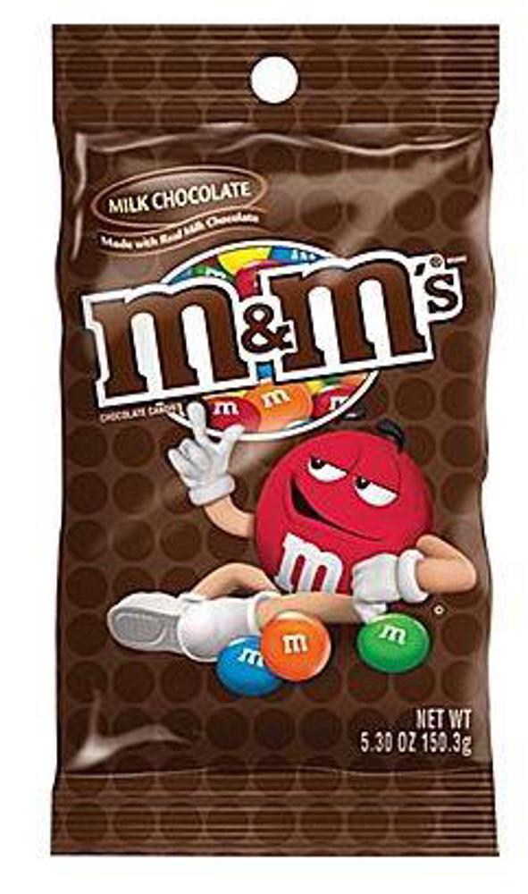 M&M Mars Peg M&M's Milk Chocolate 12ct 5.3oz