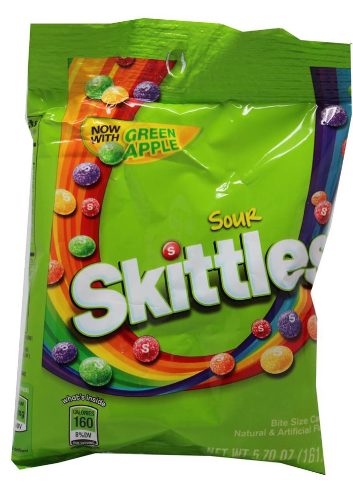 Wrigley Skittles Peg Packs Sours 12ct 5.7oz