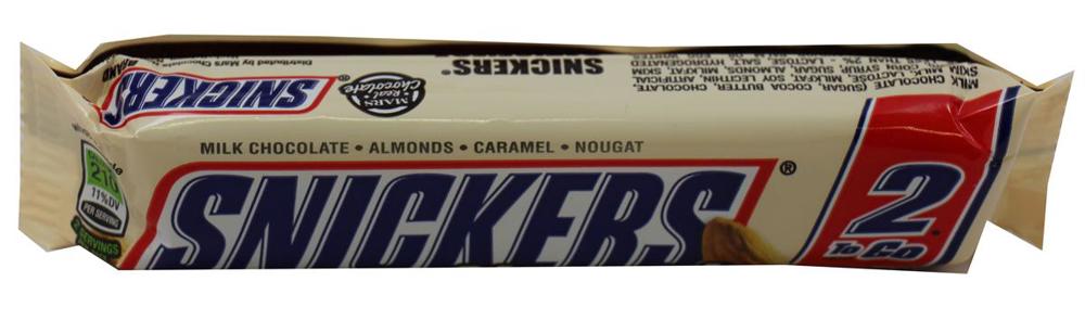 M&M Mars King Size Snickers Almond 2 Piece 6/24ct 3.23oz