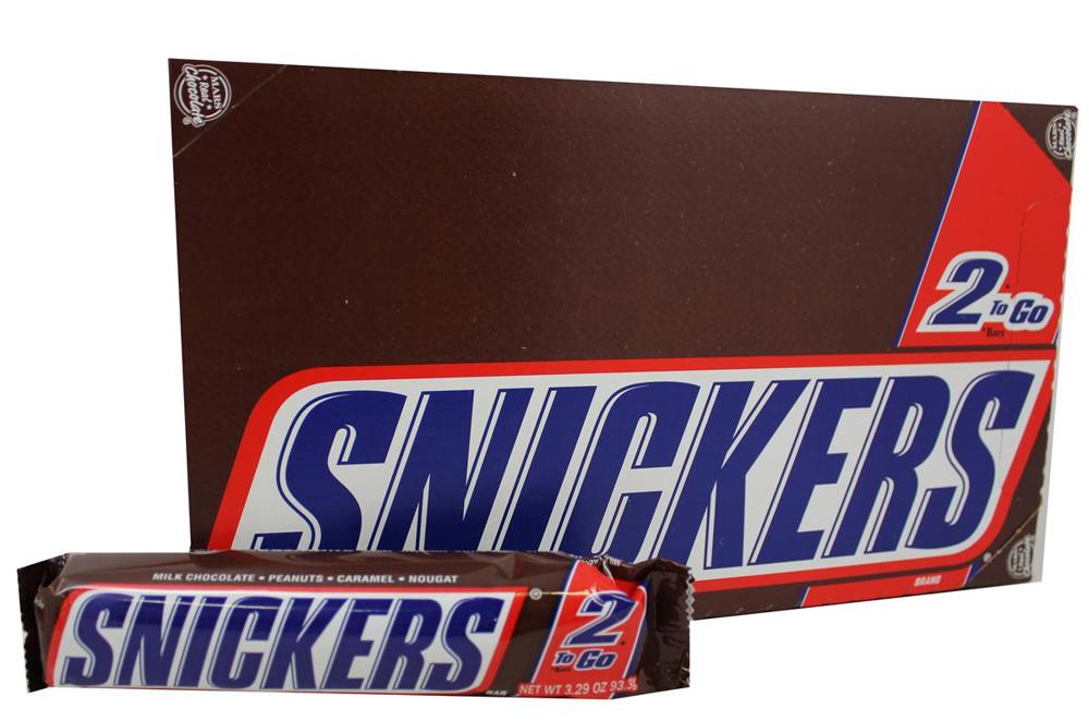 M&M Mars King Size Snickers 2 Piece 6/24ct 3.29oz