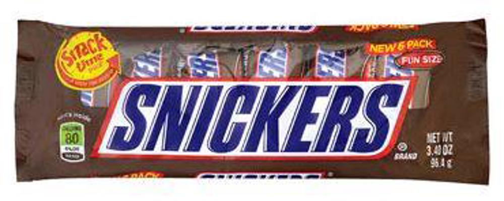 M&M Mars Z_Special Order Snickers Fun Size 6 Pack 24ct 3.4oz