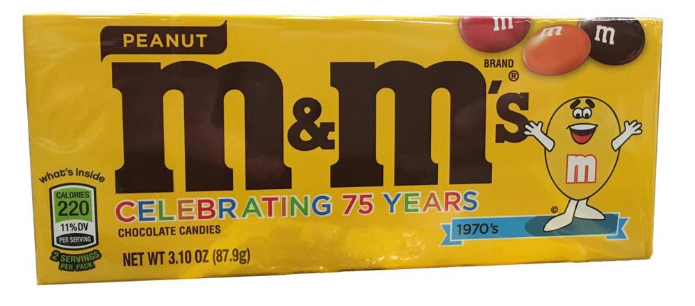 M&M Mars Box Pack M&M's Peanut 12ct 3.1oz