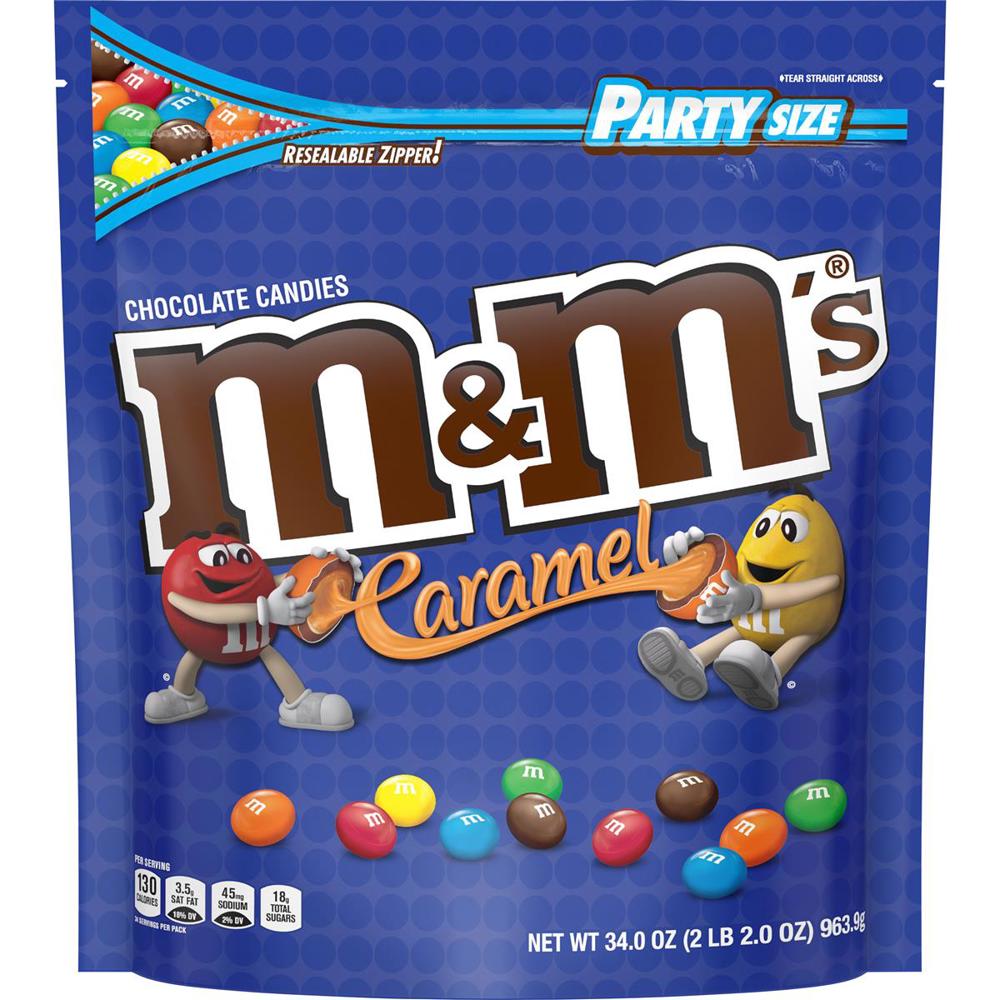 M&M Mars Stand Up Pouch Caramel 6ct 34oz